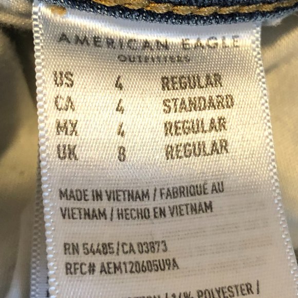 Womens Size 4 American Eagle Jeans - Picture 4 of 7